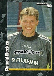 Sticker Pascal Beeken - Voetbal 1996-1997 - Panini