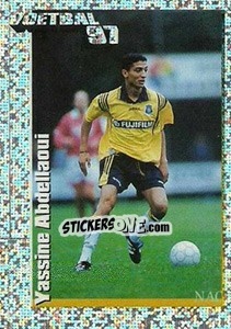Cromo Yassine Abdellaoui - Voetbal 1996-1997 n. 202 - Panini
