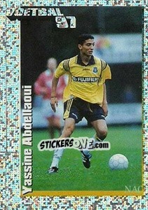 Sticker Yassine Abdellaoui - Voetbal 1996-1997 - Panini