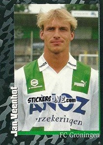 Sticker Jan Veenhof - Voetbal 1996-1997 - Panini