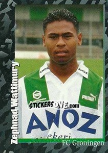 Sticker Zephand Wattimury - Voetbal 1996-1997 - Panini