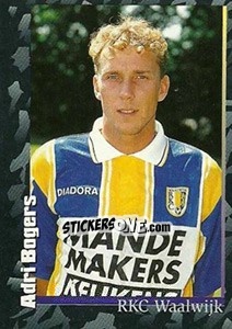 Sticker Adri Bogers - Voetbal 1996-1997 - Panini