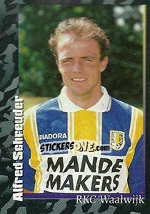 Sticker Alfred Schreuder - Voetbal 1996-1997 - Panini