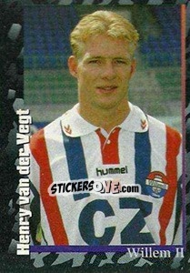 Sticker Henry van der Vegt - Voetbal 1996-1997 - Panini