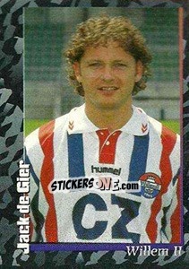 Sticker Jack de Gier - Voetbal 1996-1997 - Panini