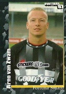 Sticker Arno van Zwam - Voetbal 1996-1997 - Panini