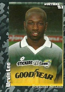 Sticker Urvin Lee - Voetbal 1996-1997 - Panini