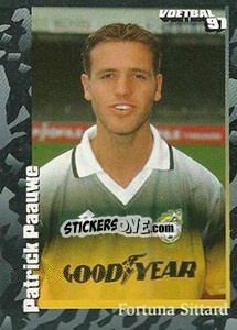 Sticker Patrick Paauwe - Voetbal 1996-1997 - Panini