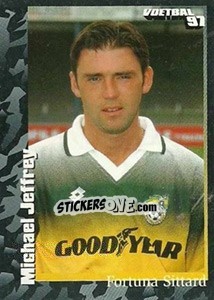 Sticker Michael Jeffrey - Voetbal 1996-1997 - Panini