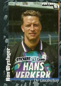 Sticker Ron Olyslager - Voetbal 1996-1997 n. 307 - Panini