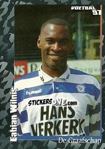 Sticker Fabian Wilnis - Voetbal 1996-1997 n. 308 - Panini