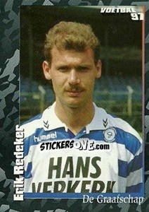 Sticker Erik Redeker - Voetbal 1996-1997 - Panini