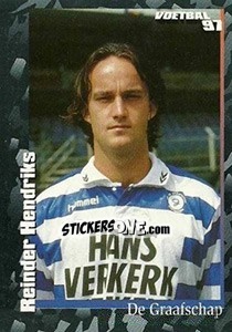 Sticker Reinder Henrdiks - Voetbal 1996-1997 n. 311 - Panini