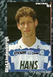 Sticker Olaf Lindenburgh - Voetbal 1996-1997 - Panini