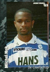 Sticker Michel Nok - Voetbal 1996-1997 - Panini