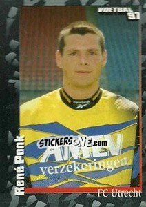 Sticker René Ponk - Voetbal 1996-1997 n. 324 - Panini