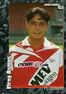 Cromo Elroy Asmus - Voetbal 1996-1997 - Panini