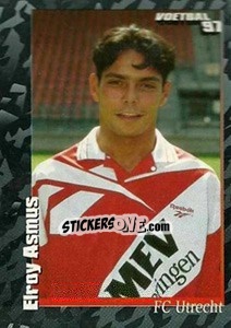 Sticker Elroy Asmus - Voetbal 1996-1997 n. 325 - Panini