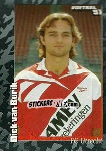 Cromo Dick van Burik - Voetbal 1996-1997 - Panini