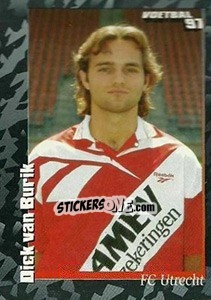 Figurina Dick van Burik - Voetbal 1996-1997 - Panini