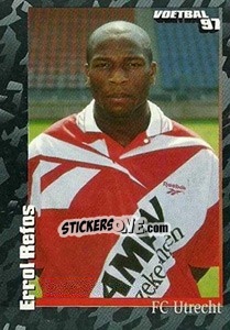 Sticker Errol Refos - Voetbal 1996-1997 - Panini