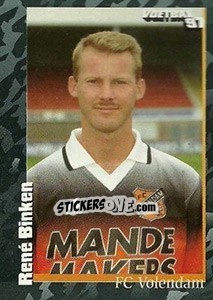 Sticker René Binken - Voetbal 1996-1997 - Panini