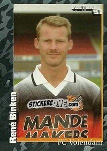 Sticker René Binken - Voetbal 1996-1997 n. 343 - Panini