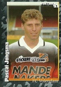 Sticker Pascal Jongsma - Voetbal 1996-1997 - Panini