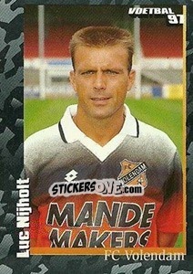 Figurina Luc Nijholt - Voetbal 1996-1997 - Panini