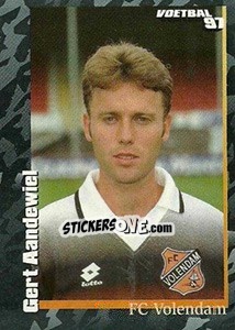 Sticker Gert Aandewiel - Voetbal 1996-1997 - Panini