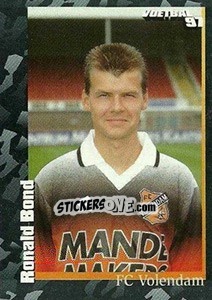 Sticker Ronald Bond - Voetbal 1996-1997 - Panini