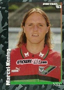 Sticker Marcel Koning - Voetbal 1996-1997 - Panini