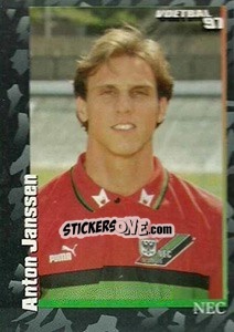 Sticker Anton Janssen - Voetbal 1996-1997 n. 366 - Panini