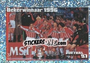 Sticker Bekerwinnaar 1996 (PSV) - Voetbal 1996-1997 n. 3 - Panini
