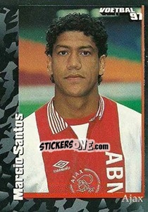 Sticker Marcio Santos - Voetbal 1996-1997 - Panini
