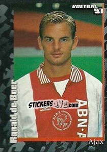 Sticker Ronald de Boer - Voetbal 1996-1997 - Panini