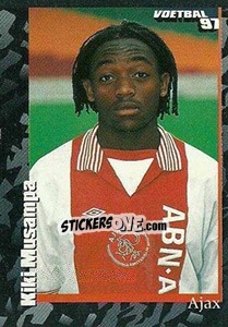 Sticker Kiki Musampa - Voetbal 1996-1997 - Panini