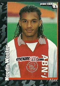 Sticker Nordin Wooter - Voetbal 1996-1997 - Panini