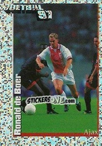 Sticker Ronald de Boer - Voetbal 1996-1997 - Panini
