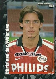 Figurina Chris van der Weerden - Voetbal 1996-1997 - Panini