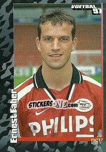 Sticker Ernest Faber - Voetbal 1996-1997 - Panini
