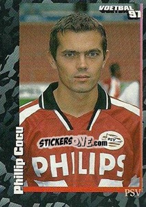 Sticker Phillip Cocu - Voetbal 1996-1997 n. 42 - Panini