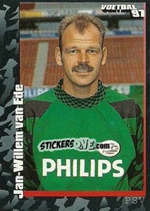 Sticker Jan-Willem van Ede - Voetbal 1996-1997 - Panini