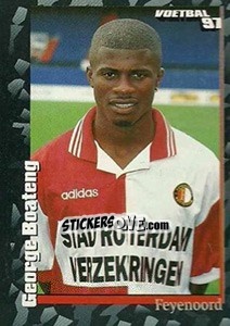 Sticker George Boateng - Voetbal 1996-1997 n. 61 - Panini