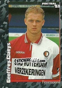 Sticker Geoffrey Claeys - Voetbal 1996-1997 n. 62 - Panini