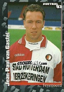 Sticker Jean-Paul van Gastel - Voetbal 1996-1997 n. 65 - Panini
