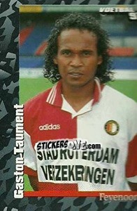 Sticker Gaston Taument - Voetbal 1996-1997 - Panini