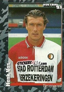 Sticker Henk Vos - Voetbal 1996-1997 - Panini