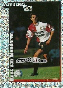 Sticker Kees van Wonderen - Voetbal 1996-1997 - Panini