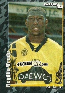 Sticker Regillio Vrede - Voetbal 1996-1997 - Panini